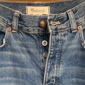 Madewell Women's Straight Leg Blue Jeans